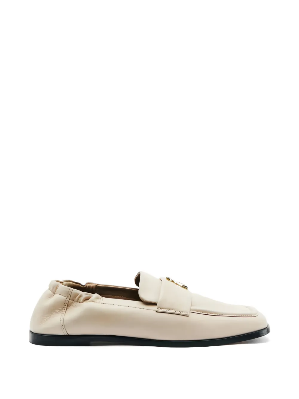Patrizia Pepe square-toe loafers - Nude