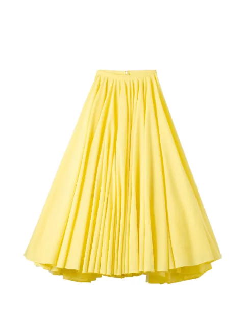 Jacquemus Paysan yellow midi skirt
