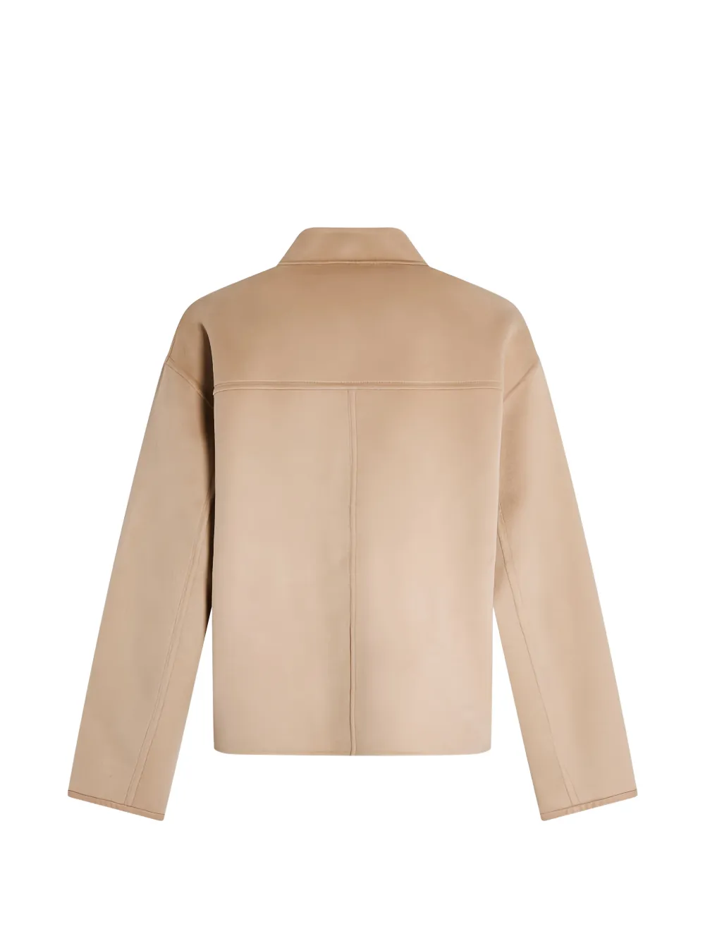 Yves Salomon Bomberjack met drukknopen Beige