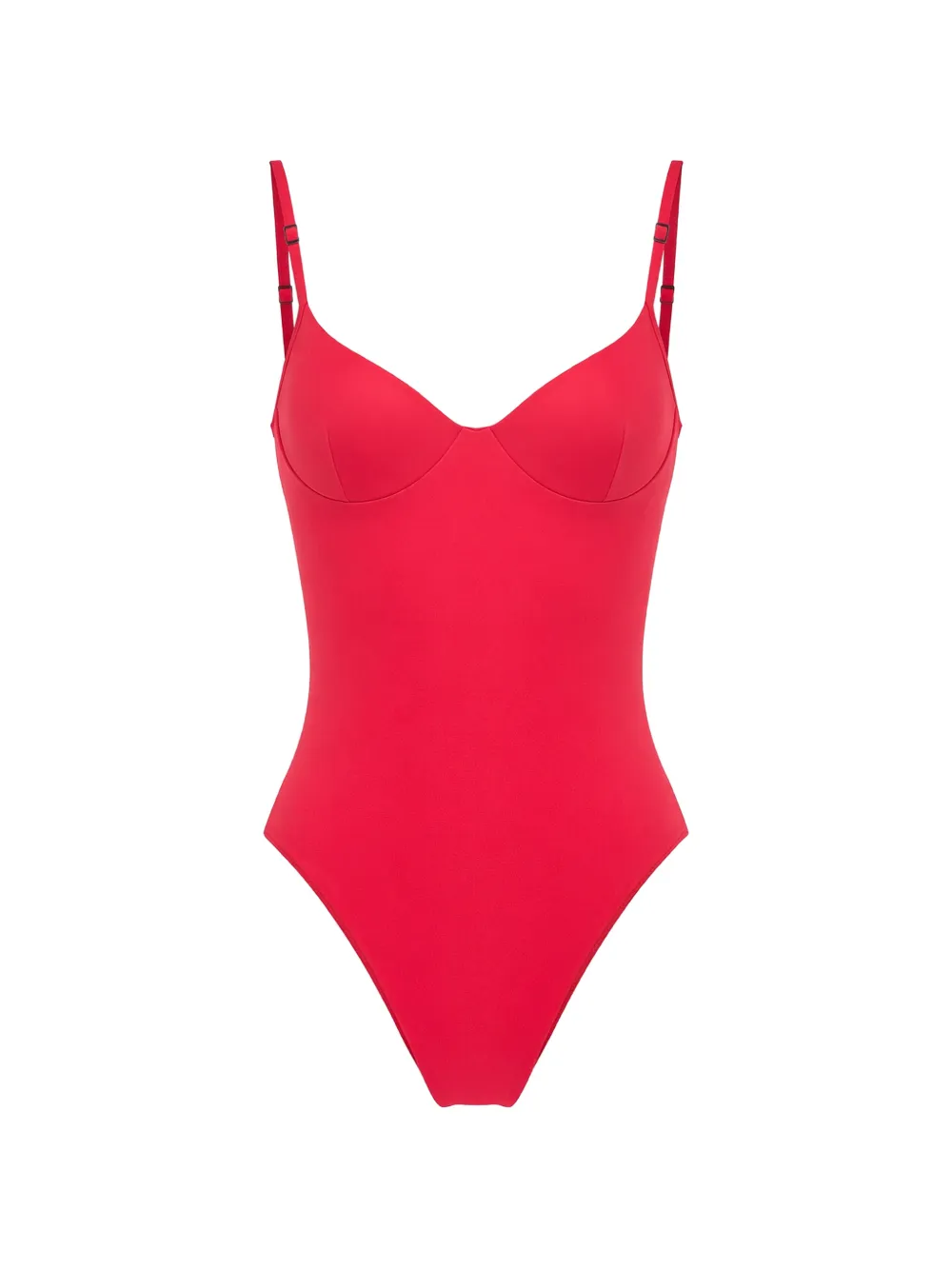 Bond-eye Costume da bagno con cut-out - Rosso