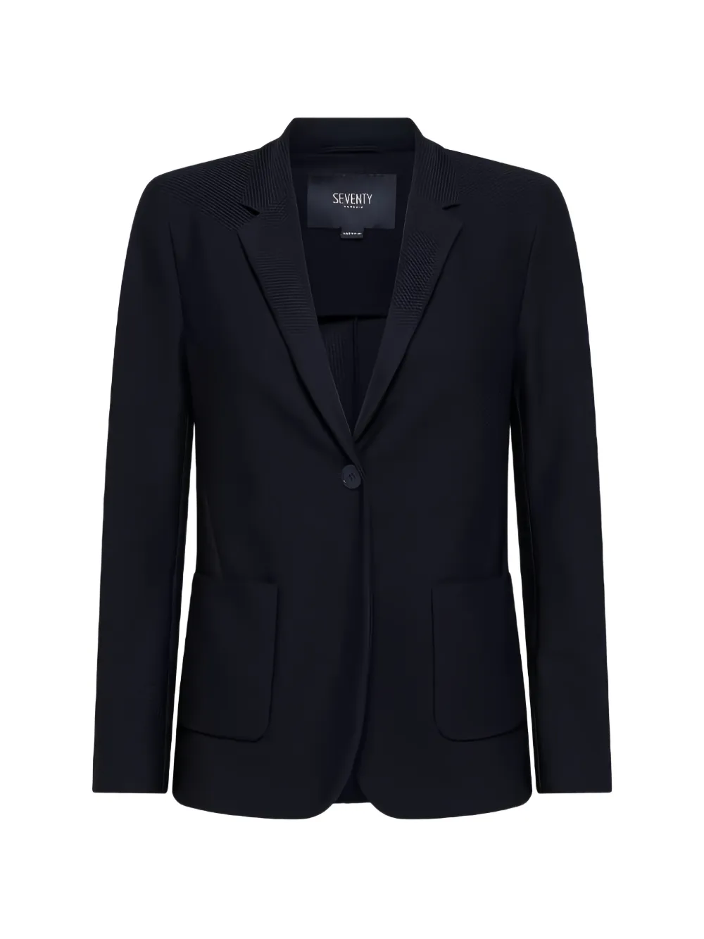 Seventy single-breasted patch-pocket blazer - Blu