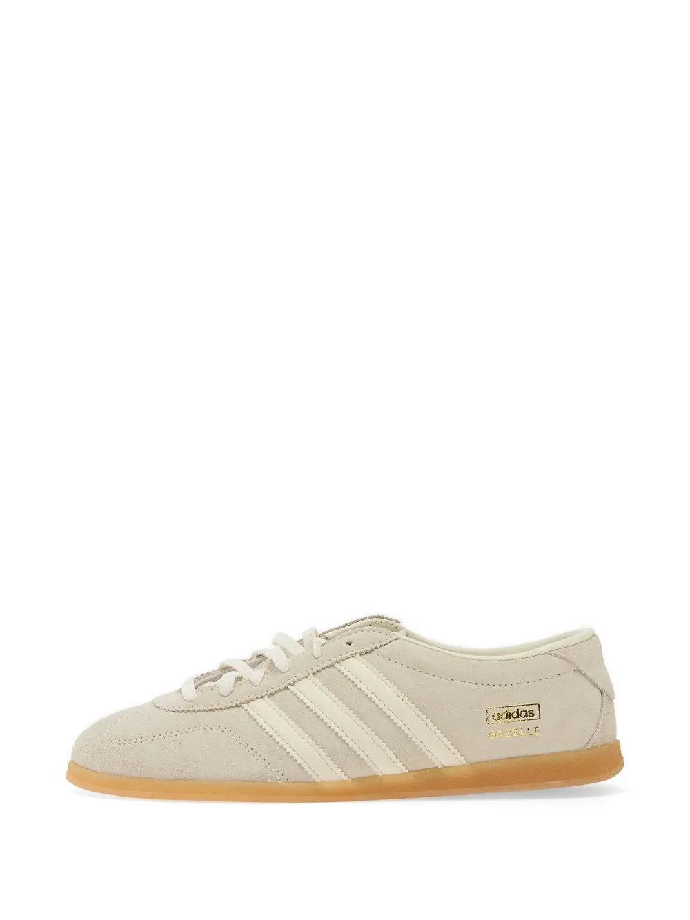 adidas Gazelle Lo Pro leren sneakers met gestreept detail Beige