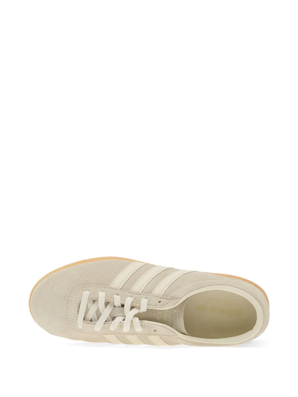 adidas Gazelle Lo Pro leren sneakers met gestreept detail Beige