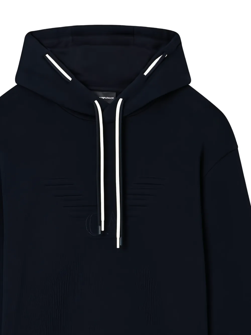 Emporio Armani Hoodie met trekkoord Blauw