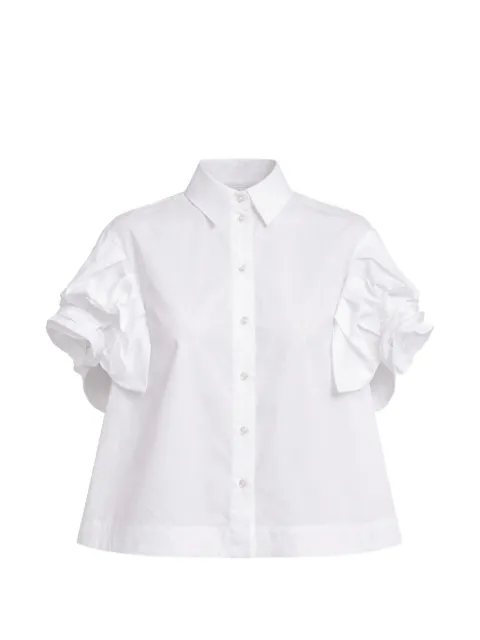 Simone Rocha ruffled-sleeves buttoned shirt