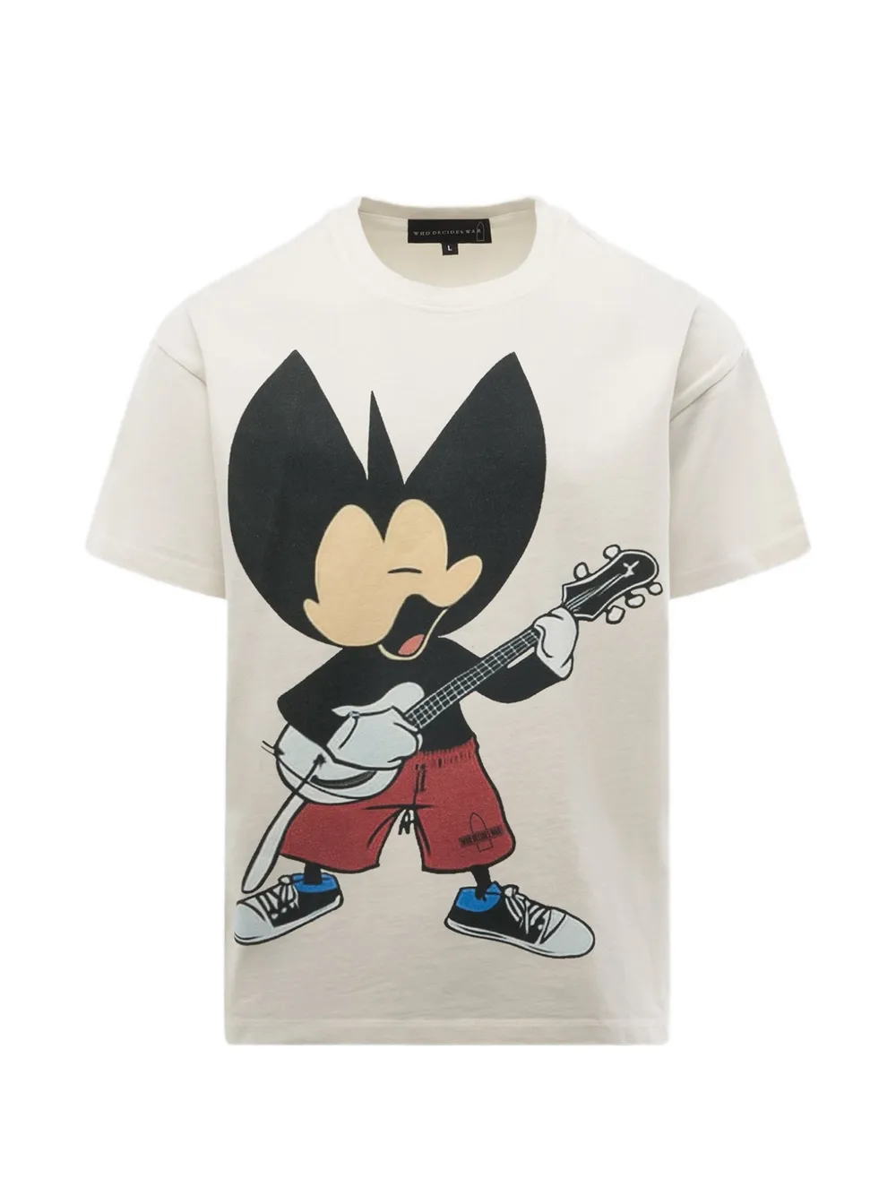 Who Decides War graphic-print T-shirt - Toni neutri