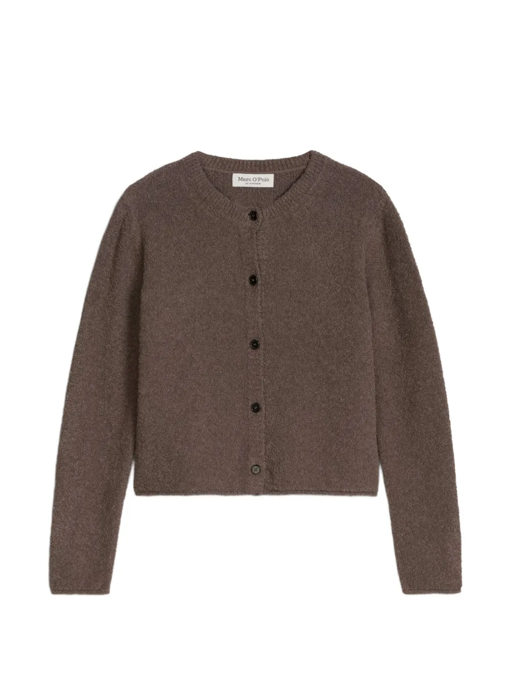 Marc O'Polo button-closure knitted cardigan - Marrone