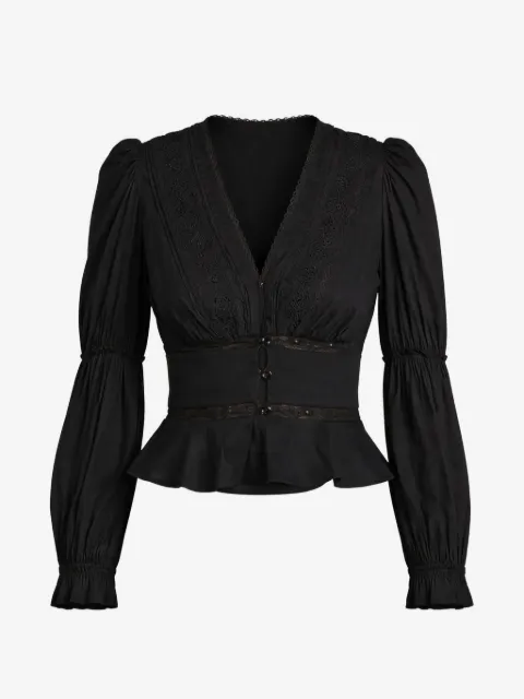 Reformation Meadowlark V-neck blouse
