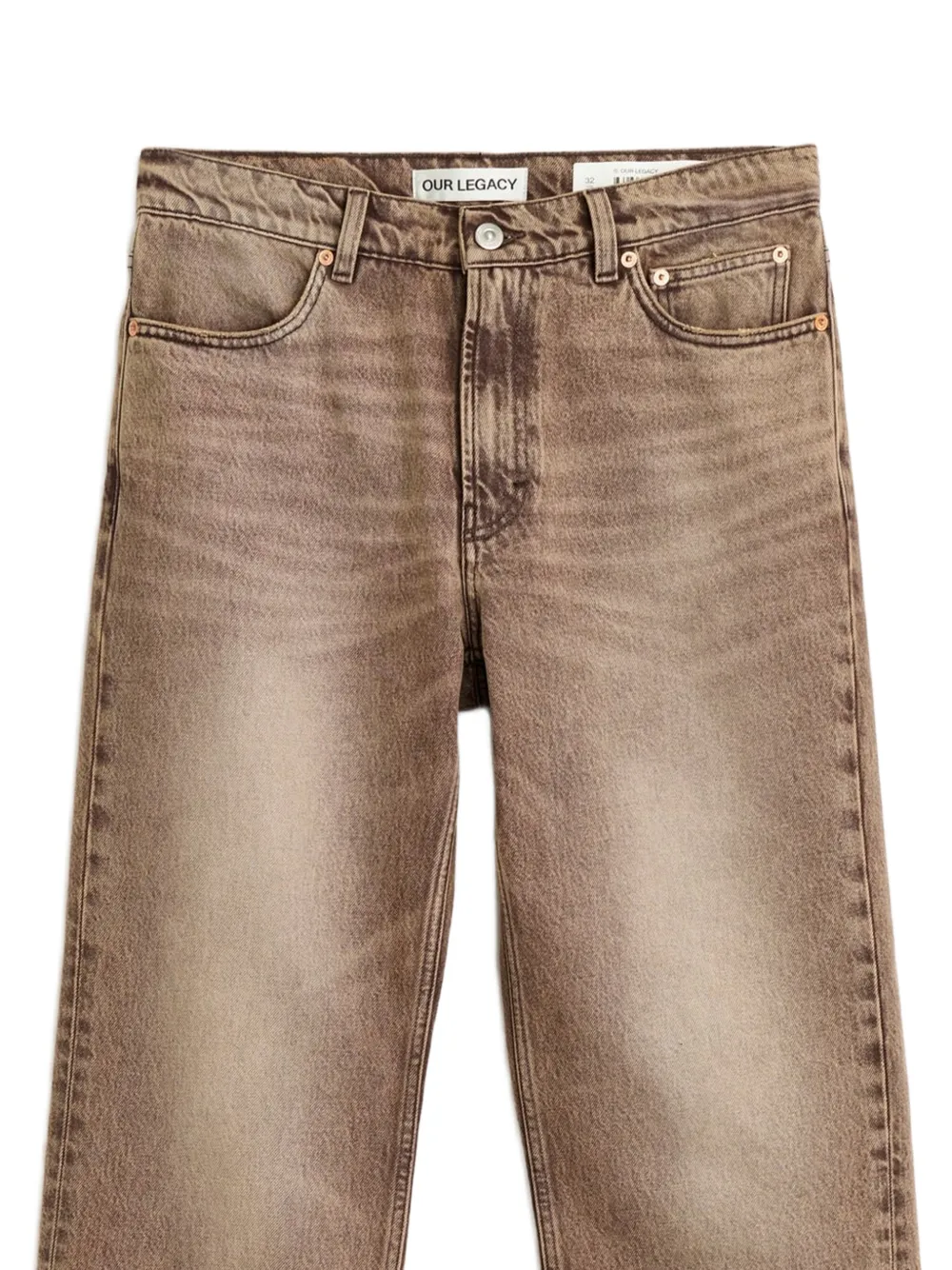 OUR LEGACY Jeans met vervaagd effect Grijs