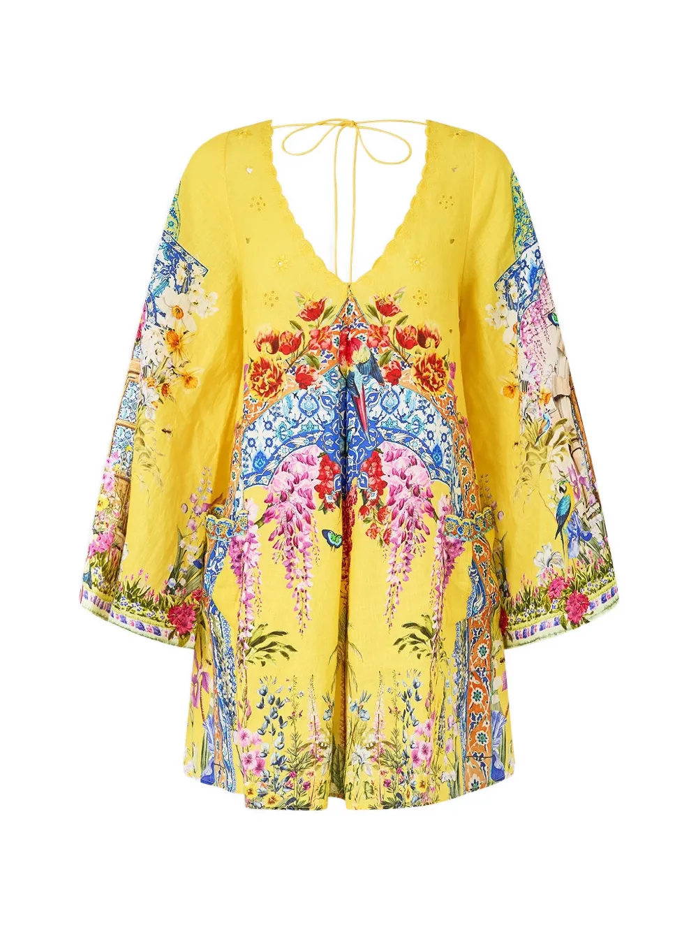 Camilla Sultanahmet Summer low-back dress - Giallo