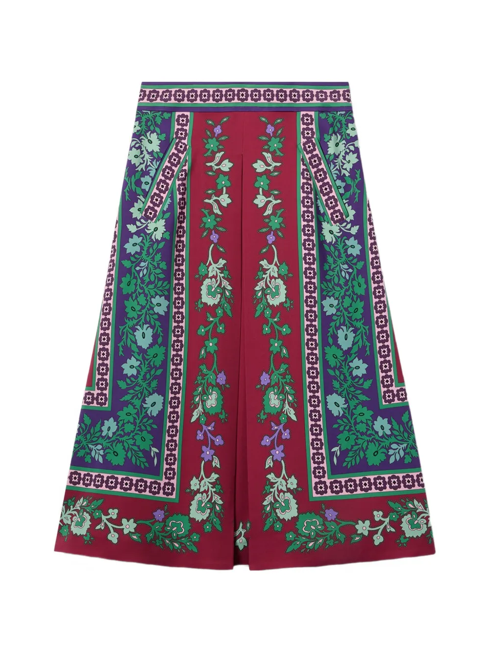 La DoubleJ Santa Monica maxi-rok met bloemenprint Rood