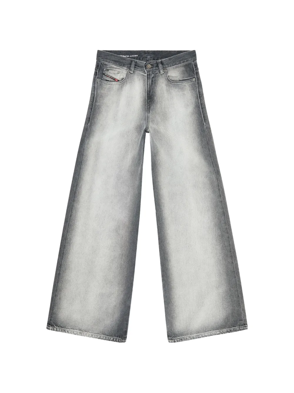 Diesel 1978 D-Akemi wide-leg jeans - Grigio