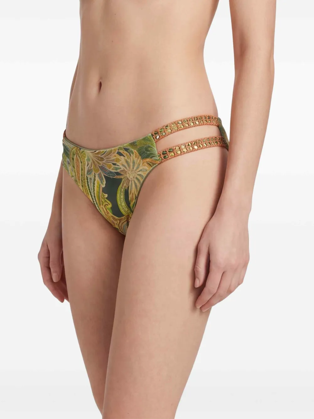 Del Maar Omkeerbare bikinislip Groen