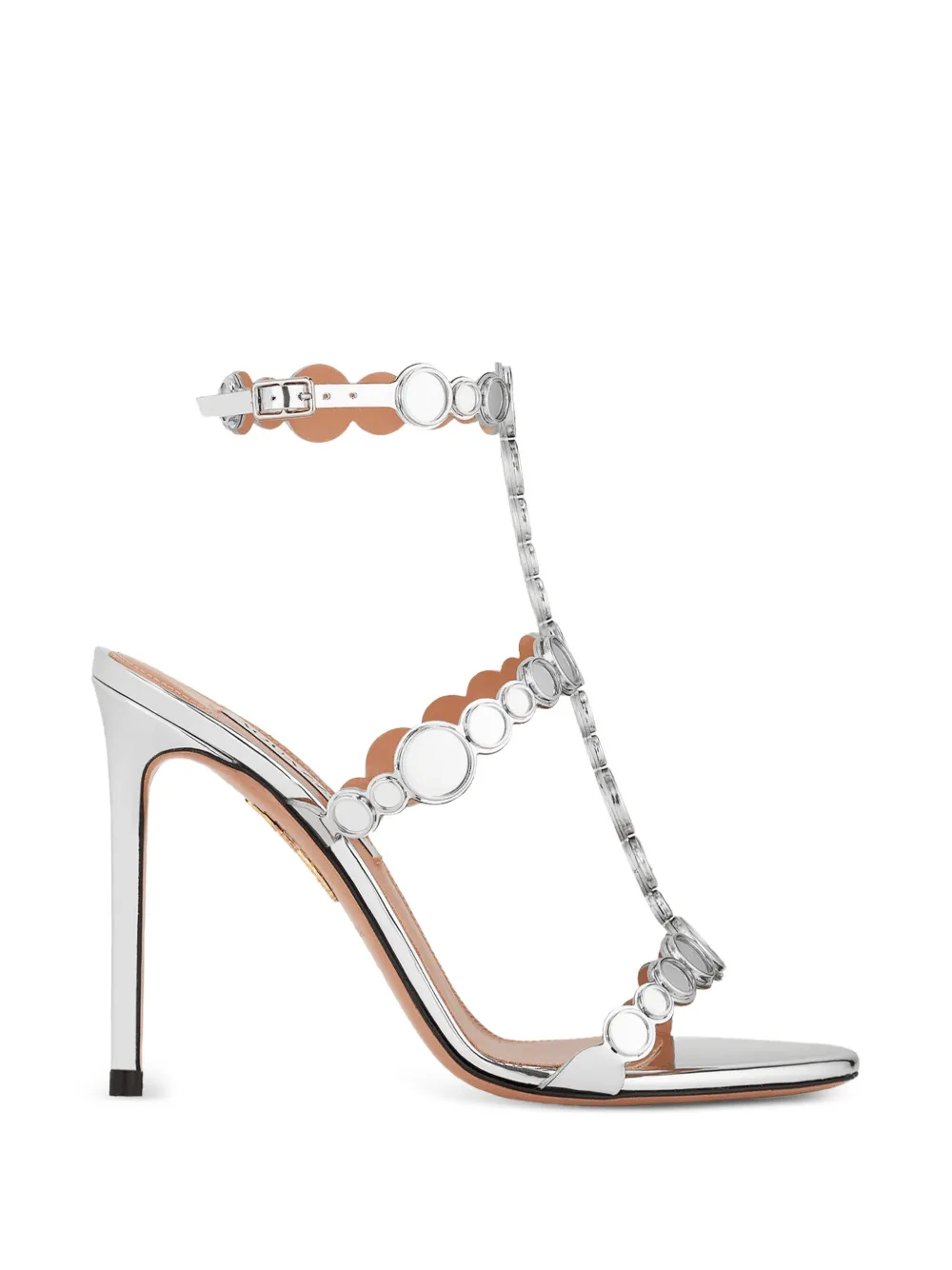 Aquazzura Cha sandalen met kristallen Zilver