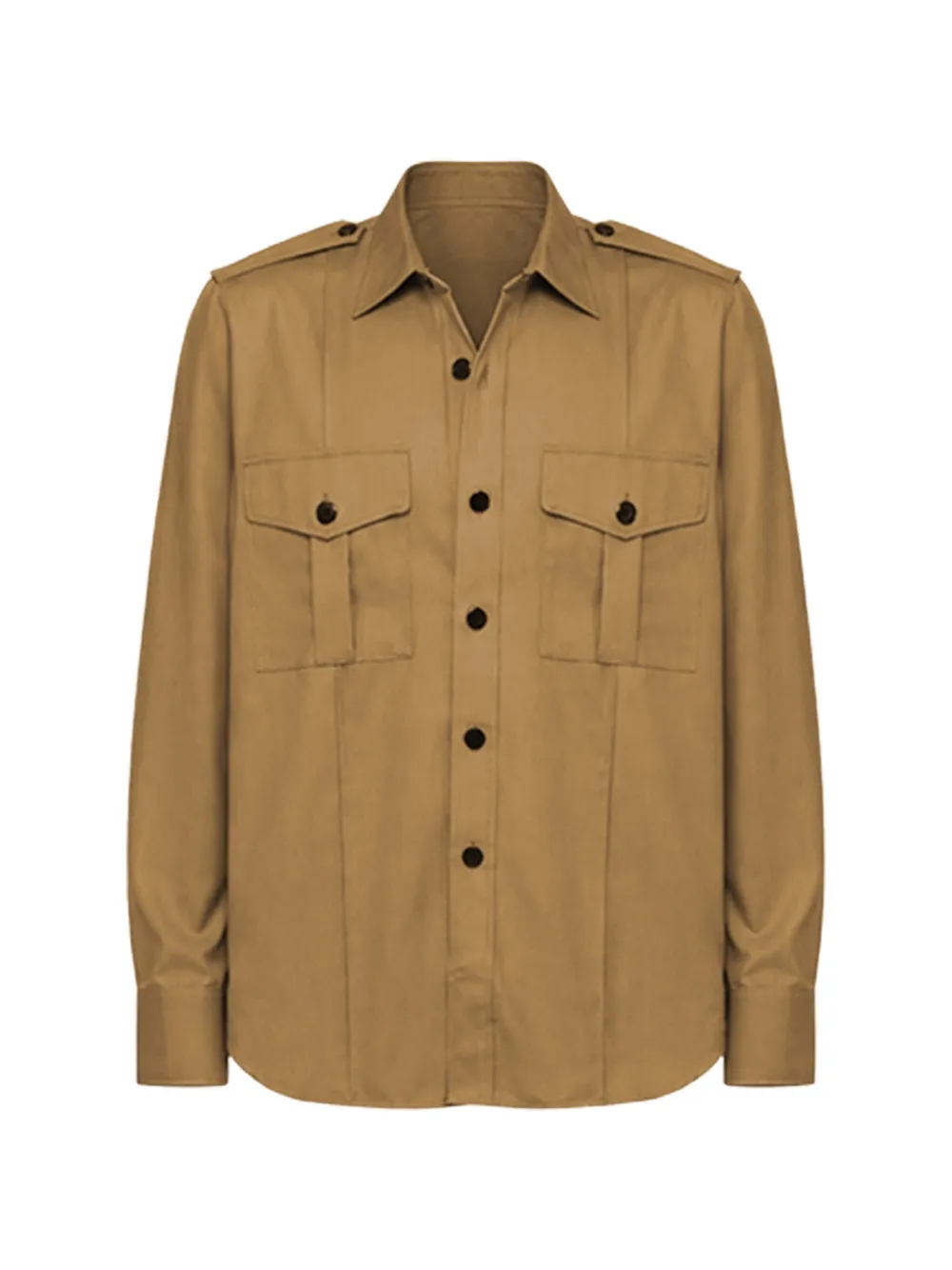 Ernest W. Baker flap pocket shirt - Toni neutri