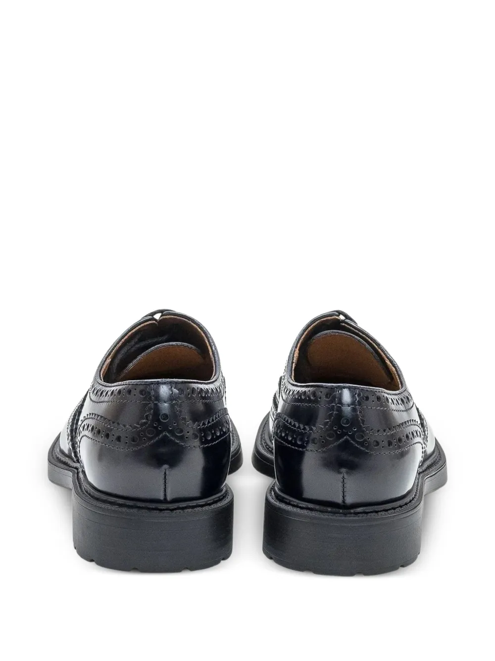 Doucal's Leren Oxford schoenen Zwart