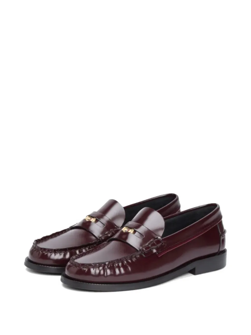 Tommy Hilfiger Loafers met logodetail Rood