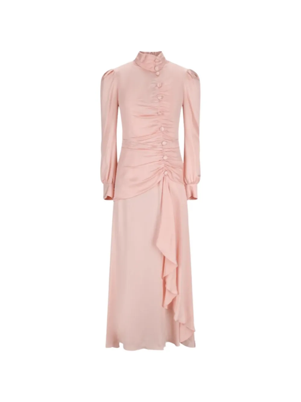 Alessandra Rich button-embellishment maxi dress - Pink