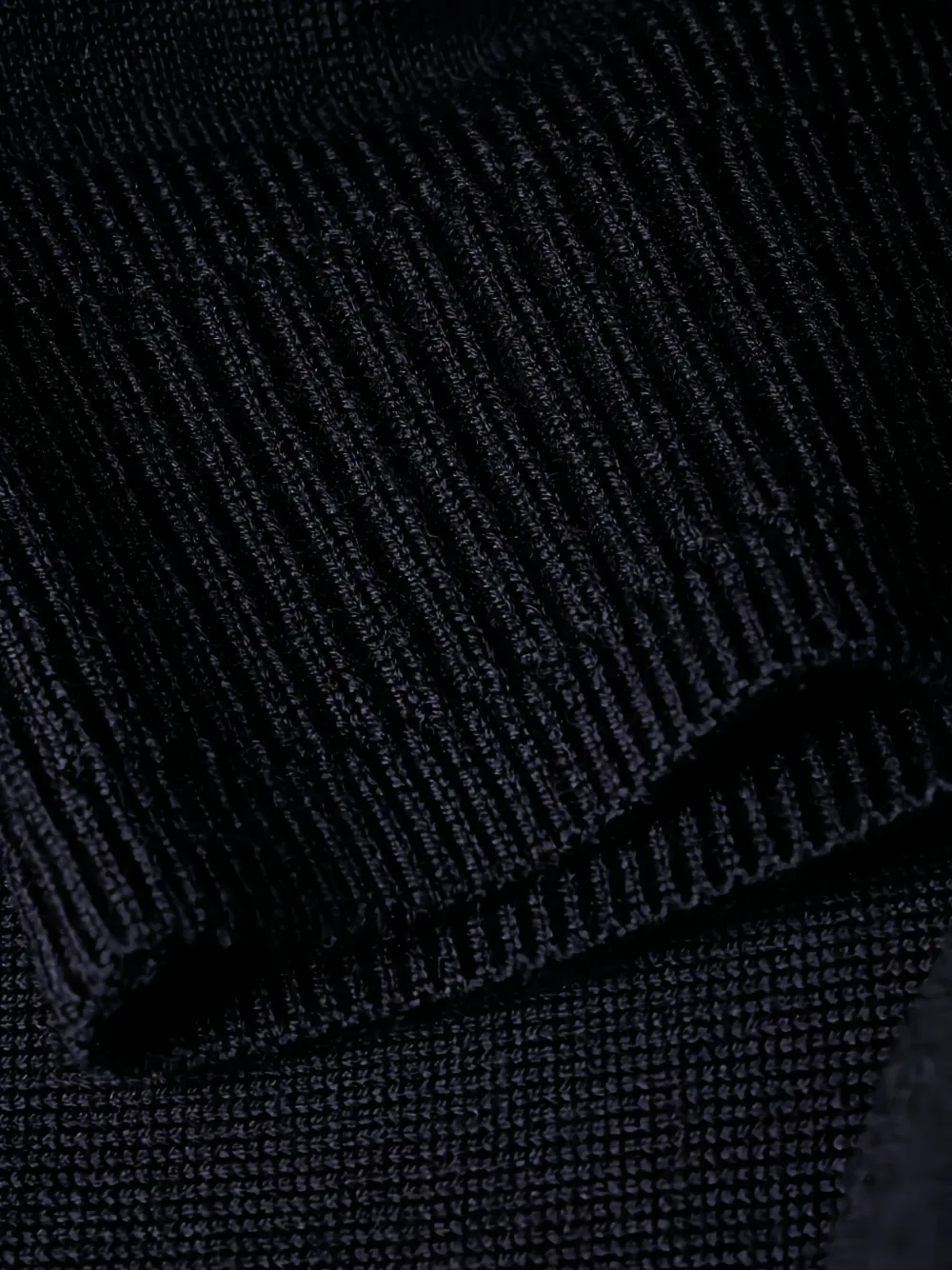  Ps Paul Smith Zip Mock-neck Wool Sweater - Blue 