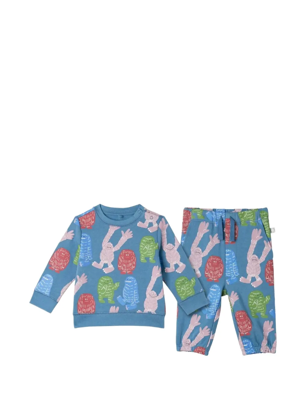 Stella McCartney Kids Tuta sportiva con stampa grafica - Blu
