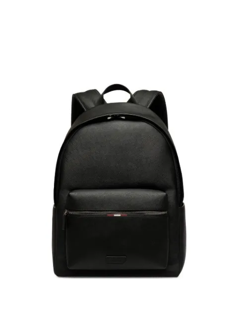 Bally zipped leather backpack