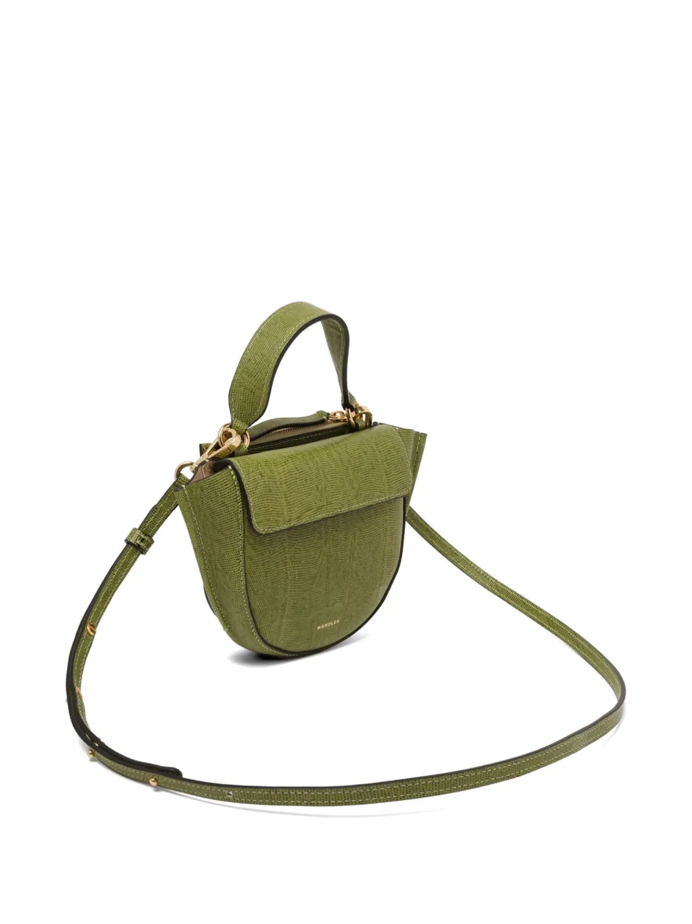 Hortensia lizard-effect tote bag