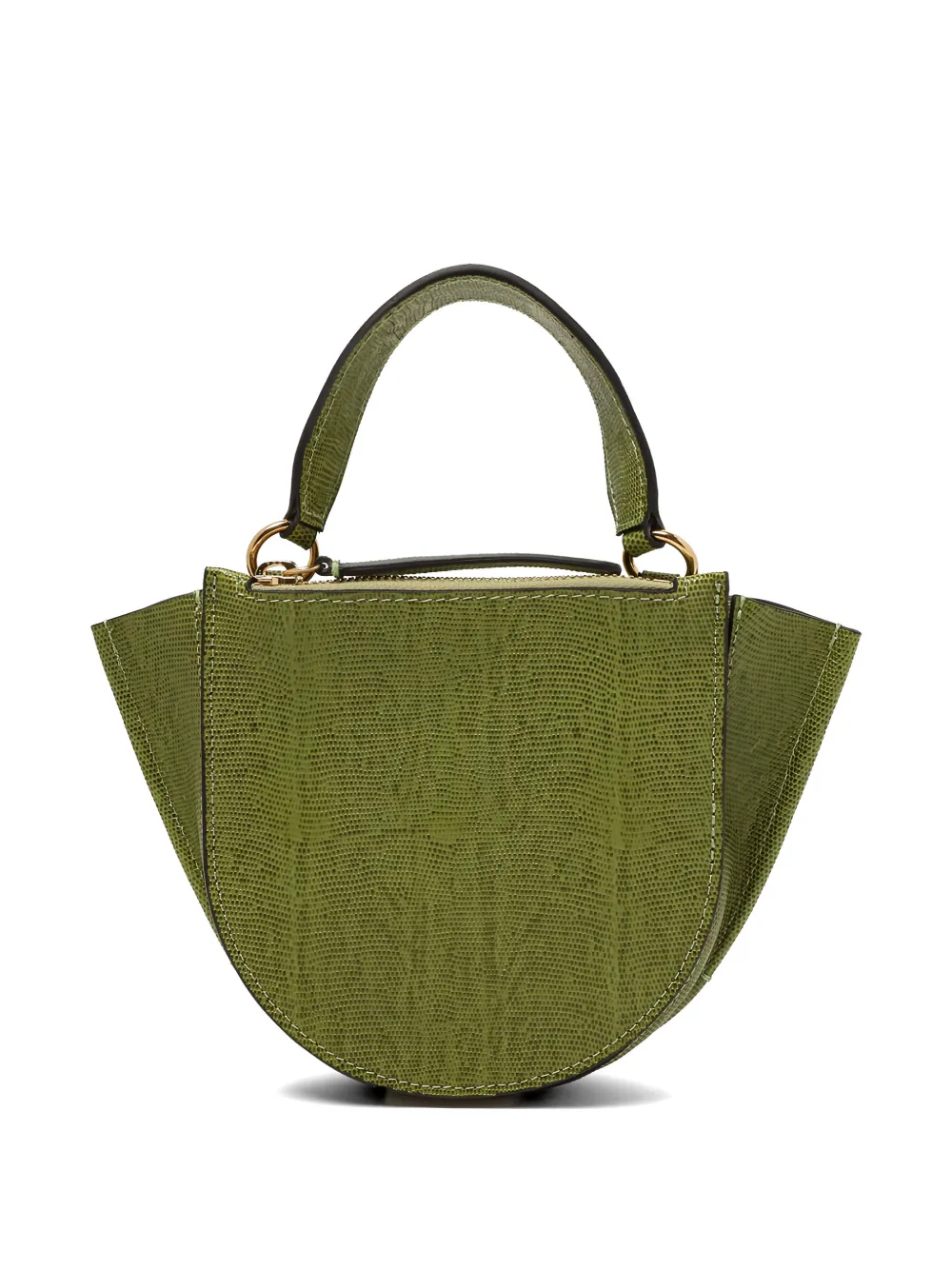 Hortensia lizard-effect tote bag