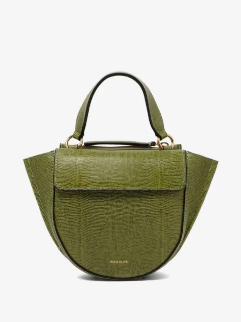 Wandler Hortensia lizard-effect tote bag