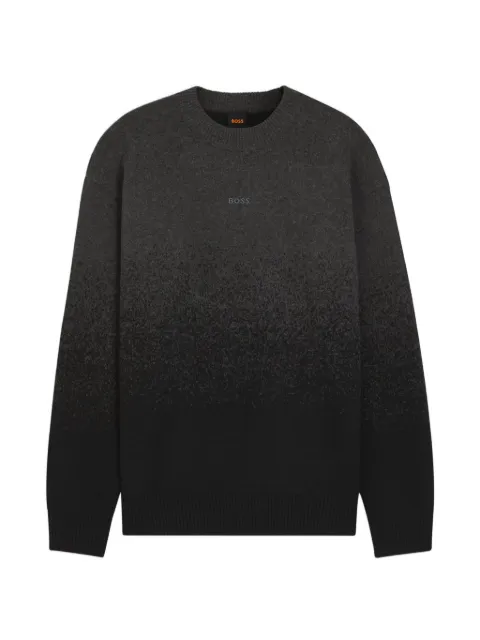 BOSS Kalbrush gradient-effect sweater