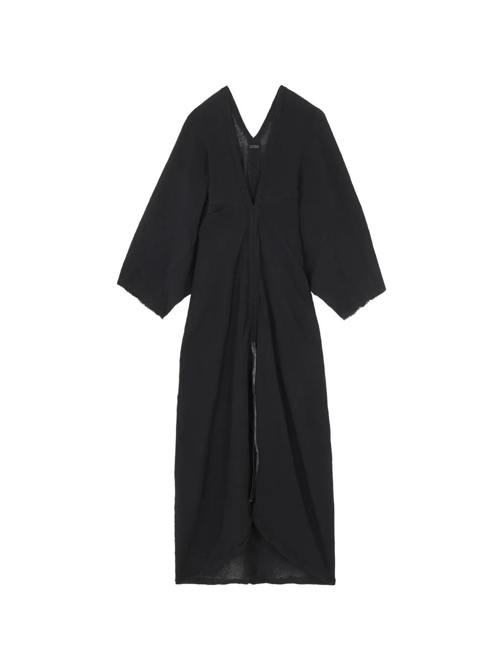 Caravana V-neck midi dress - Nero