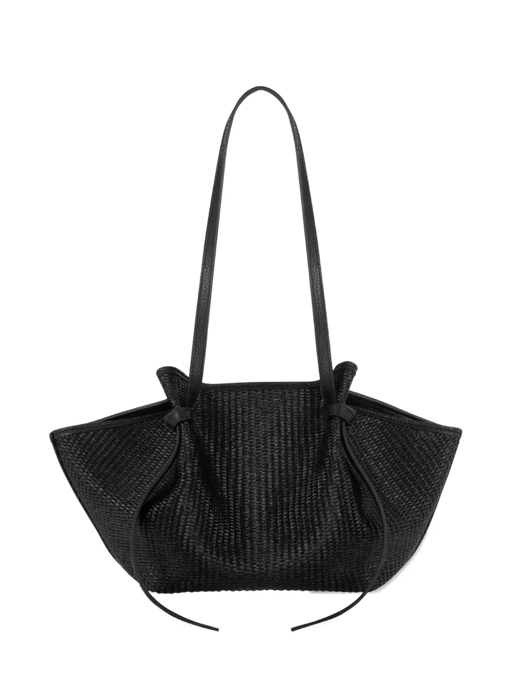 Yuzefi Mochi knot-detail shoulder bag - Nero