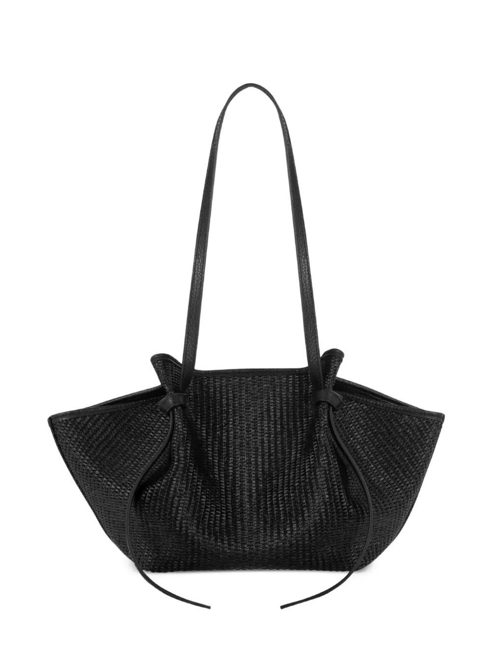 Yuzefi Mochi knot-detail shoulder bag - Nero