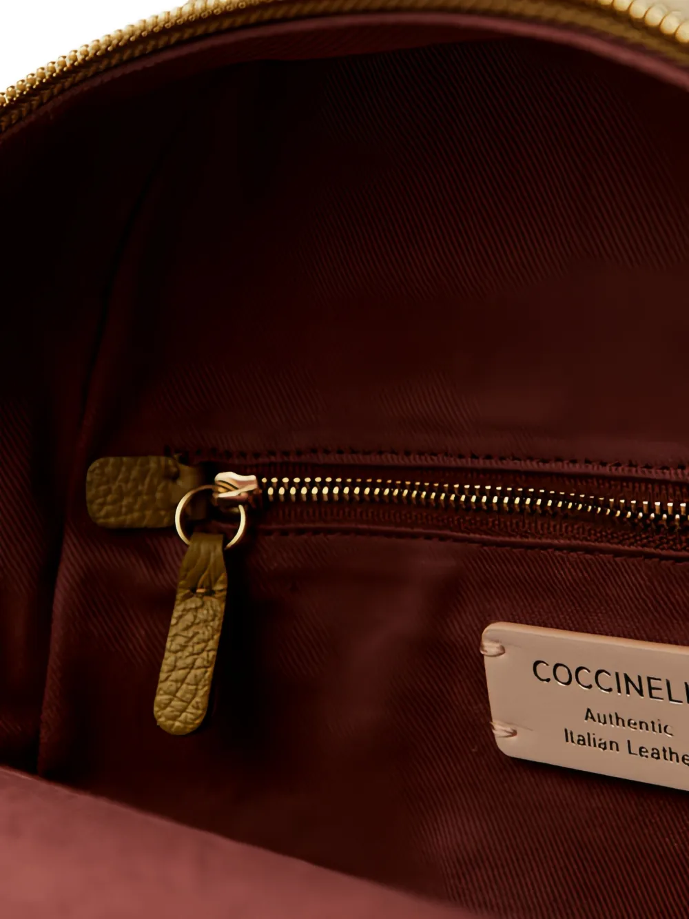  Coccinelle Textured-finish Backpack - Yellow 