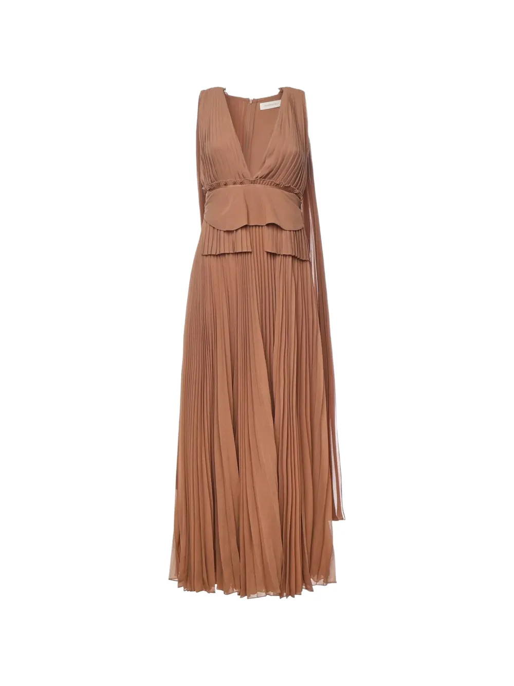 ZIMMERMANN Memento V-neck maxi dress - Nude