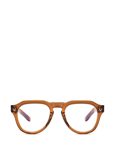 VALENTINO GARAVANI EYEWEAR full rim pilot eyeglasses