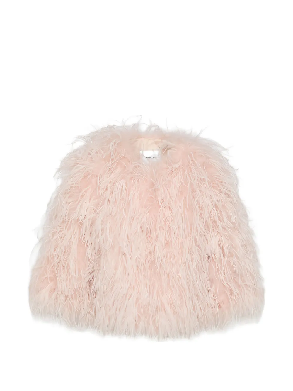 Yves Salomon feather jacket - Rosa