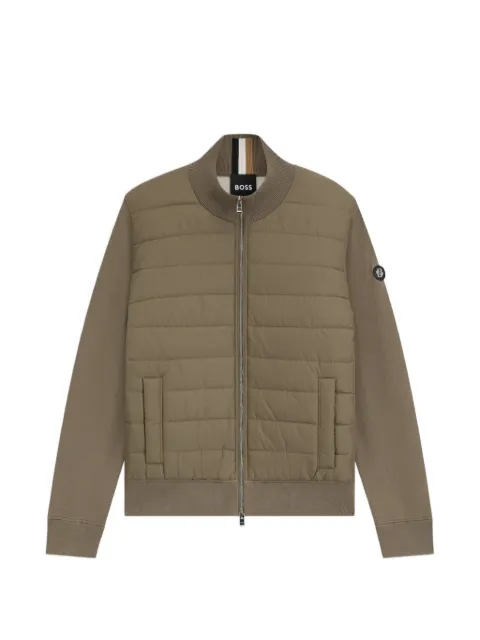 BOSS padded-front jacket