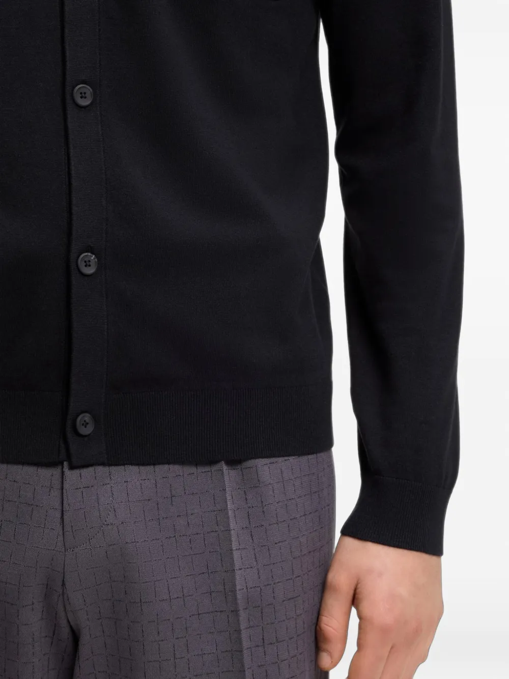 HUGO Vest met zak aan de voorkant Blauw