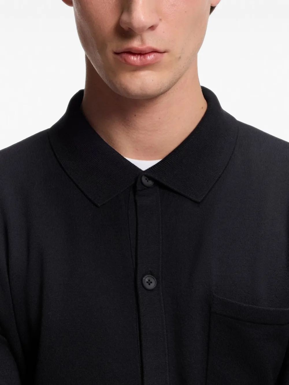 HUGO Vest met zak aan de voorkant Blauw