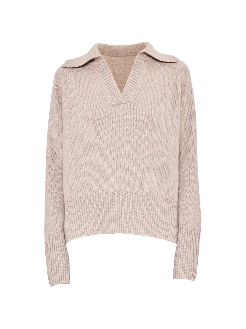 Arch4 V-neck Collar Sweater In Neutral