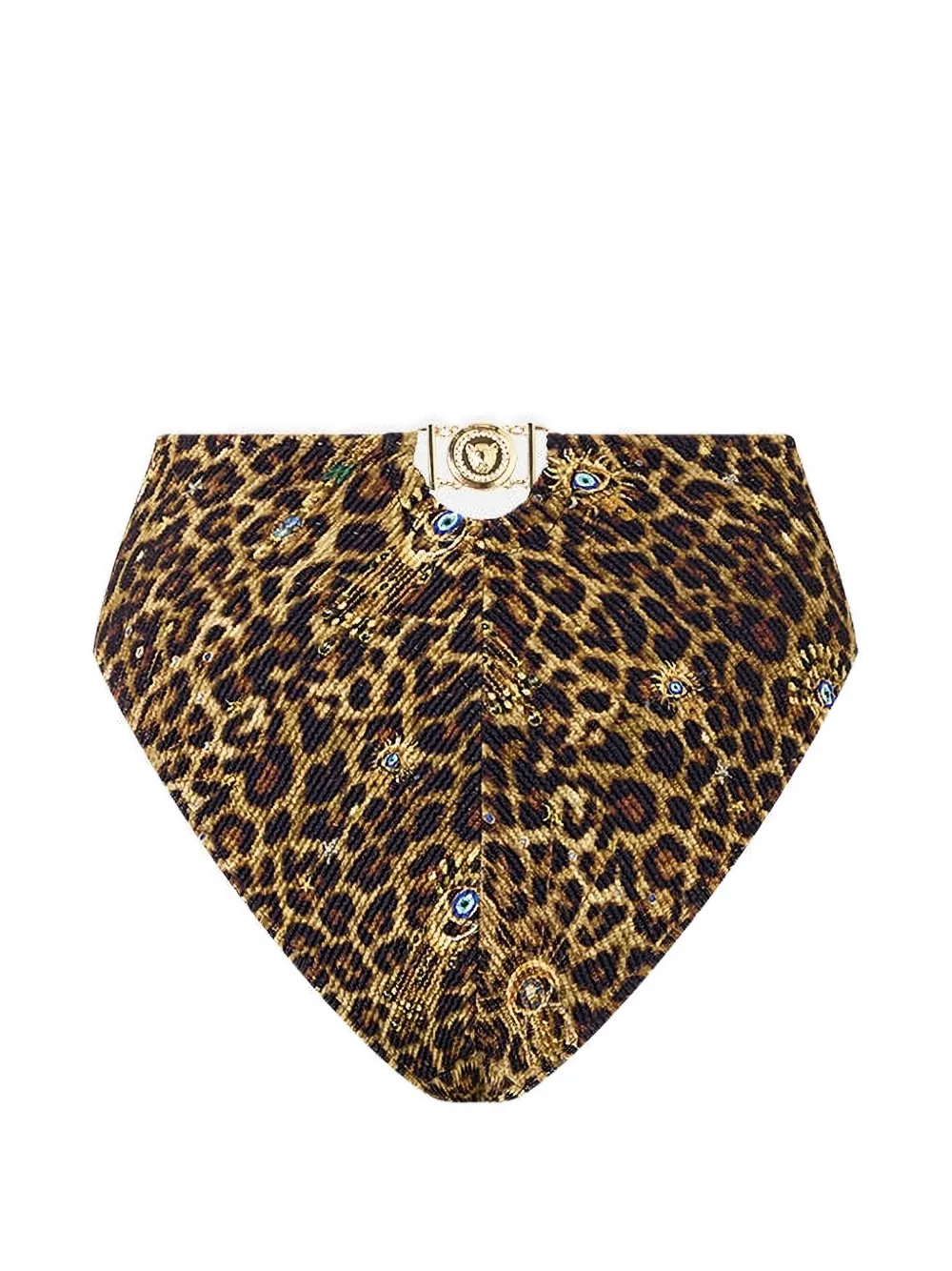  Camilla High Waist Bikini Bottom - Brown 