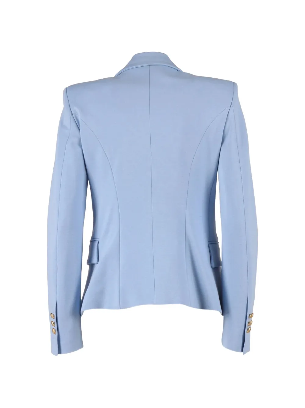 Double-Breasted Six-Button Blazer
