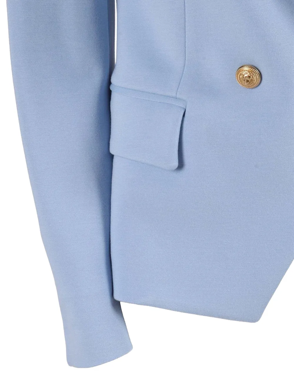 Double-Breasted Six-Button Blazer