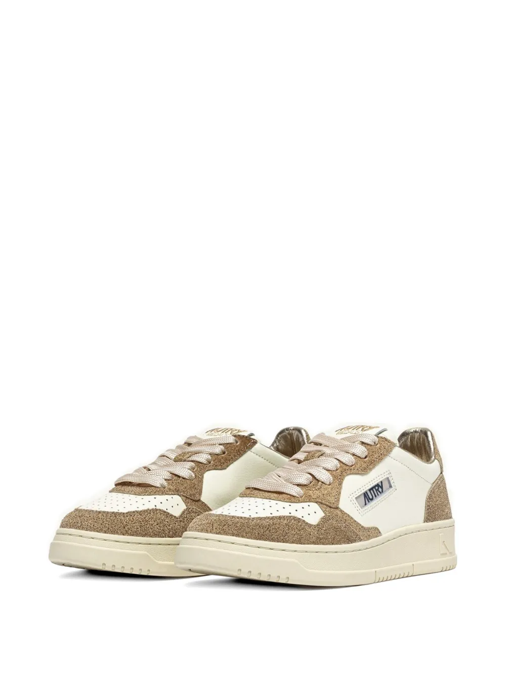 Autry Medalist sneakers met geperforeerde details Beige