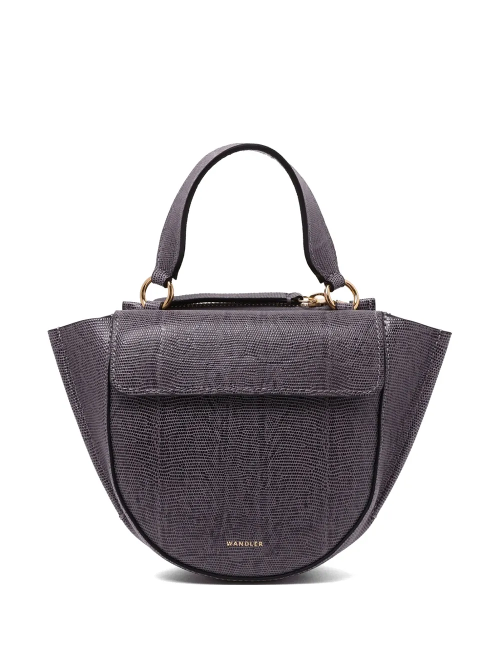 Wandler Hortensia textured shoulder bag - Viola