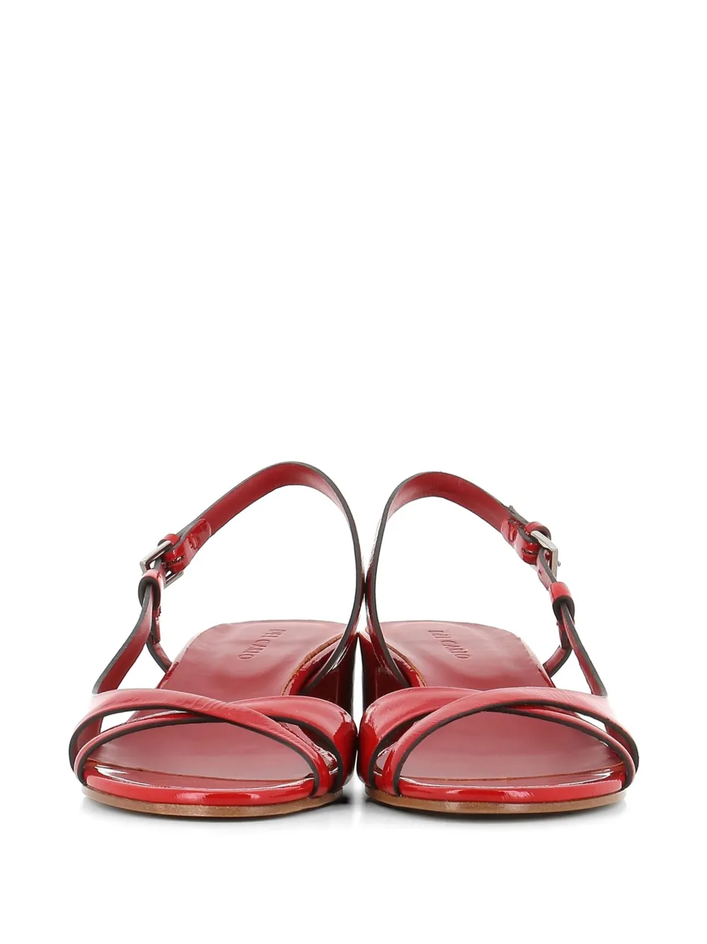 Del Carlo Sandalen met gesp Rood