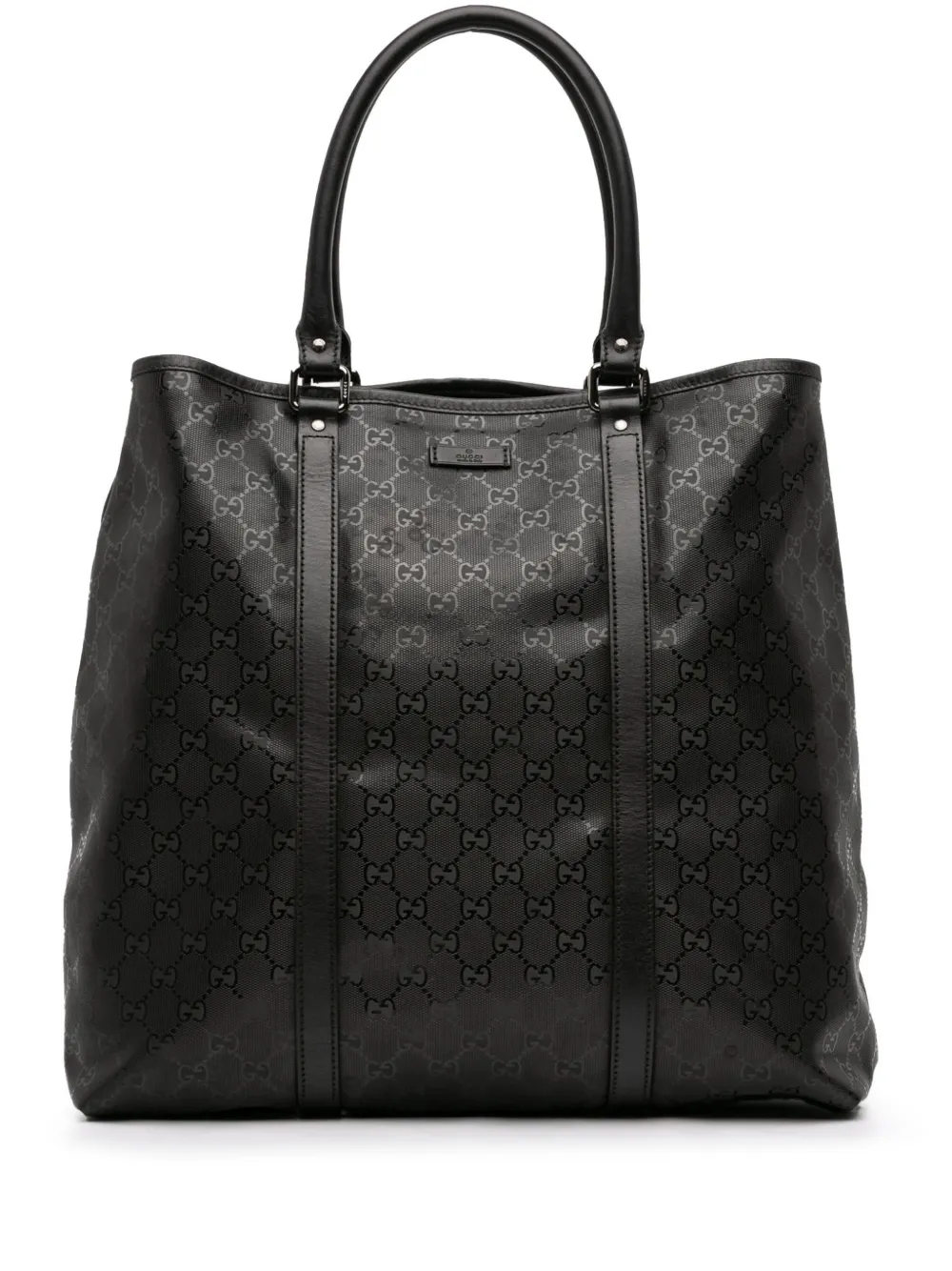 Gucci Pre-Owned 2016-2026 GG Imprime Joy Vertical tote bag - Nero