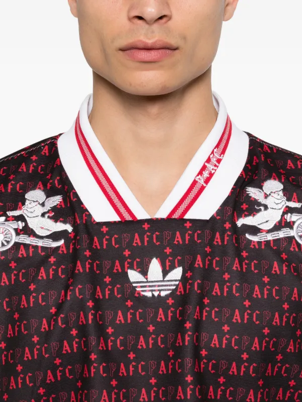 アーセナルFC PLACES+FACES LIFESTYLER JERSEY Adidas Arsenal FC Places+Faces Lifestyler Jersey | Black | FARFETCH