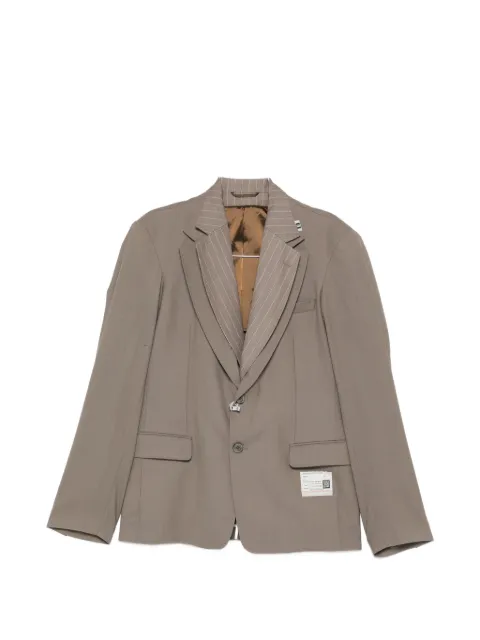 Maison MIHARA YASUHIRO pinstripe-lapel blazer