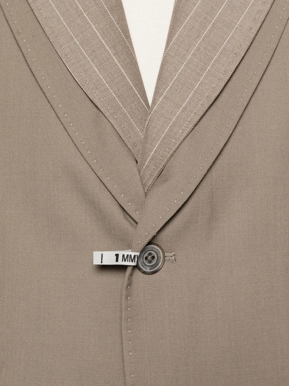 Maison MIHARA YASUHIRO Blazer met krijtstreep Beige